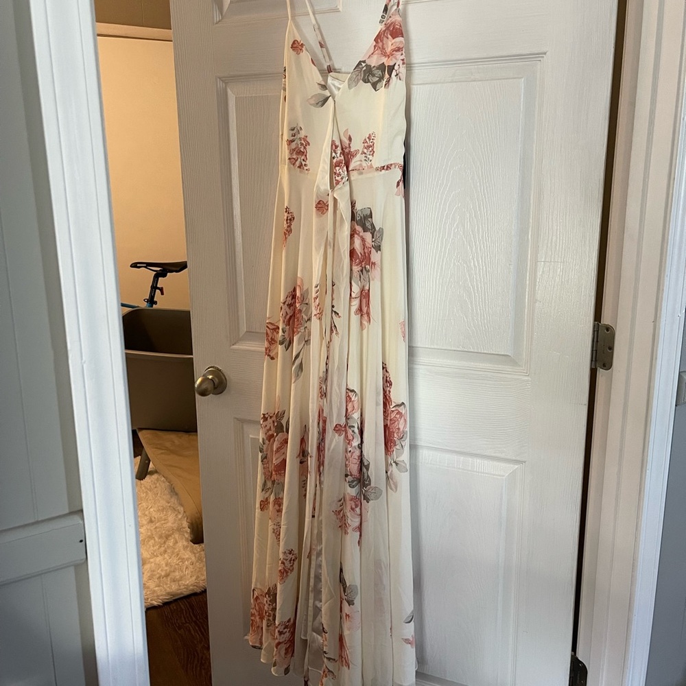 Wrap formal dress